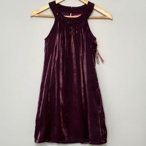 Hype dark purple eggplant purple girls dress